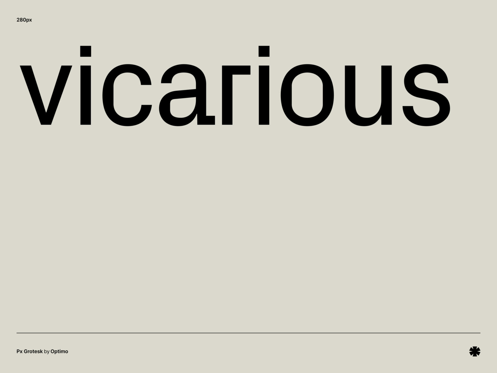 Optimo — Px Grotesk – Px grotesk word