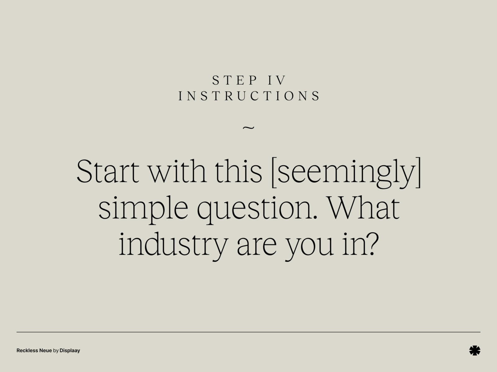 Displaay — Reckless Neue – Reckless neue creative 1