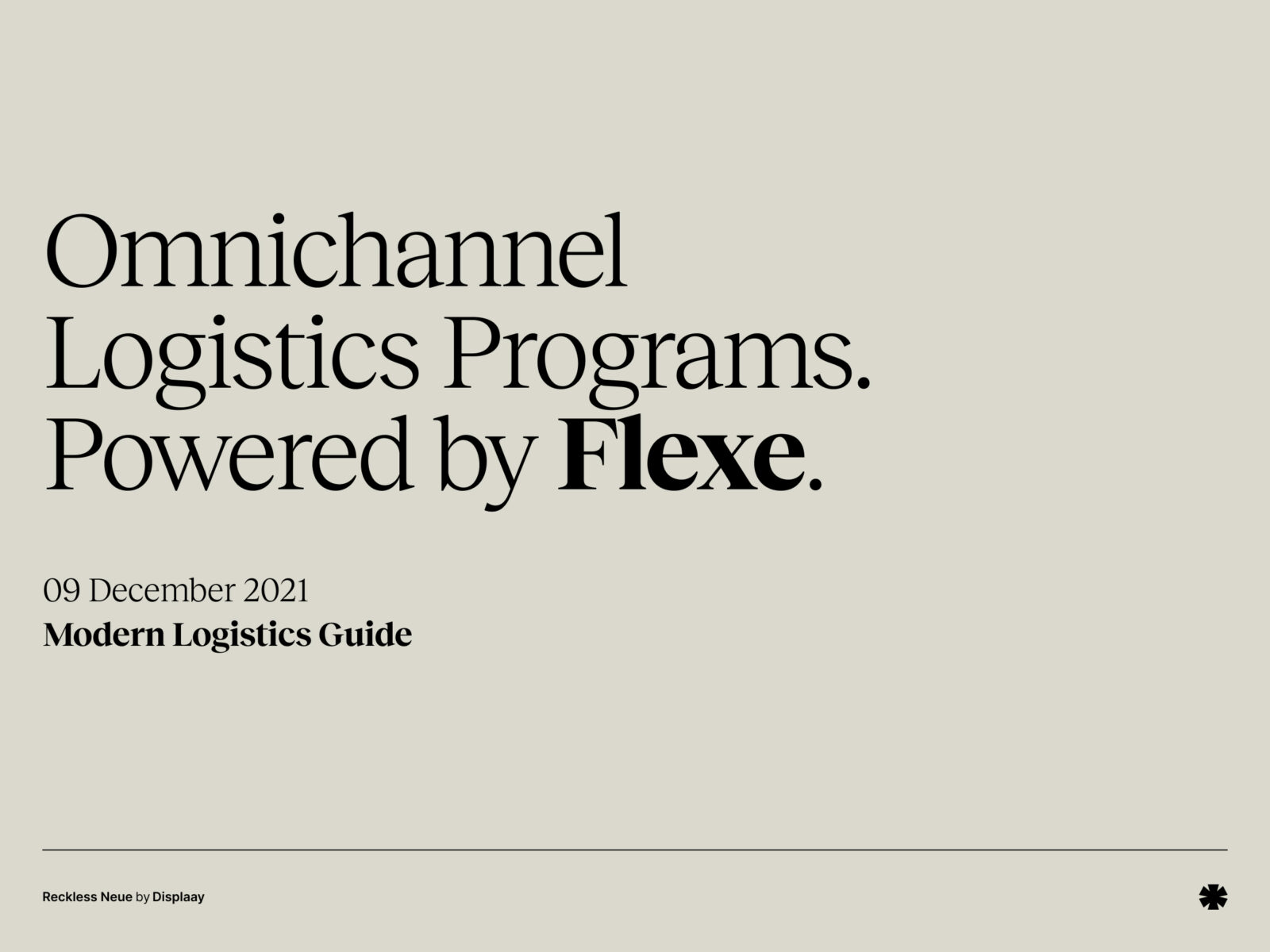 Displaay — Reckless Neue – Reckless neue creative