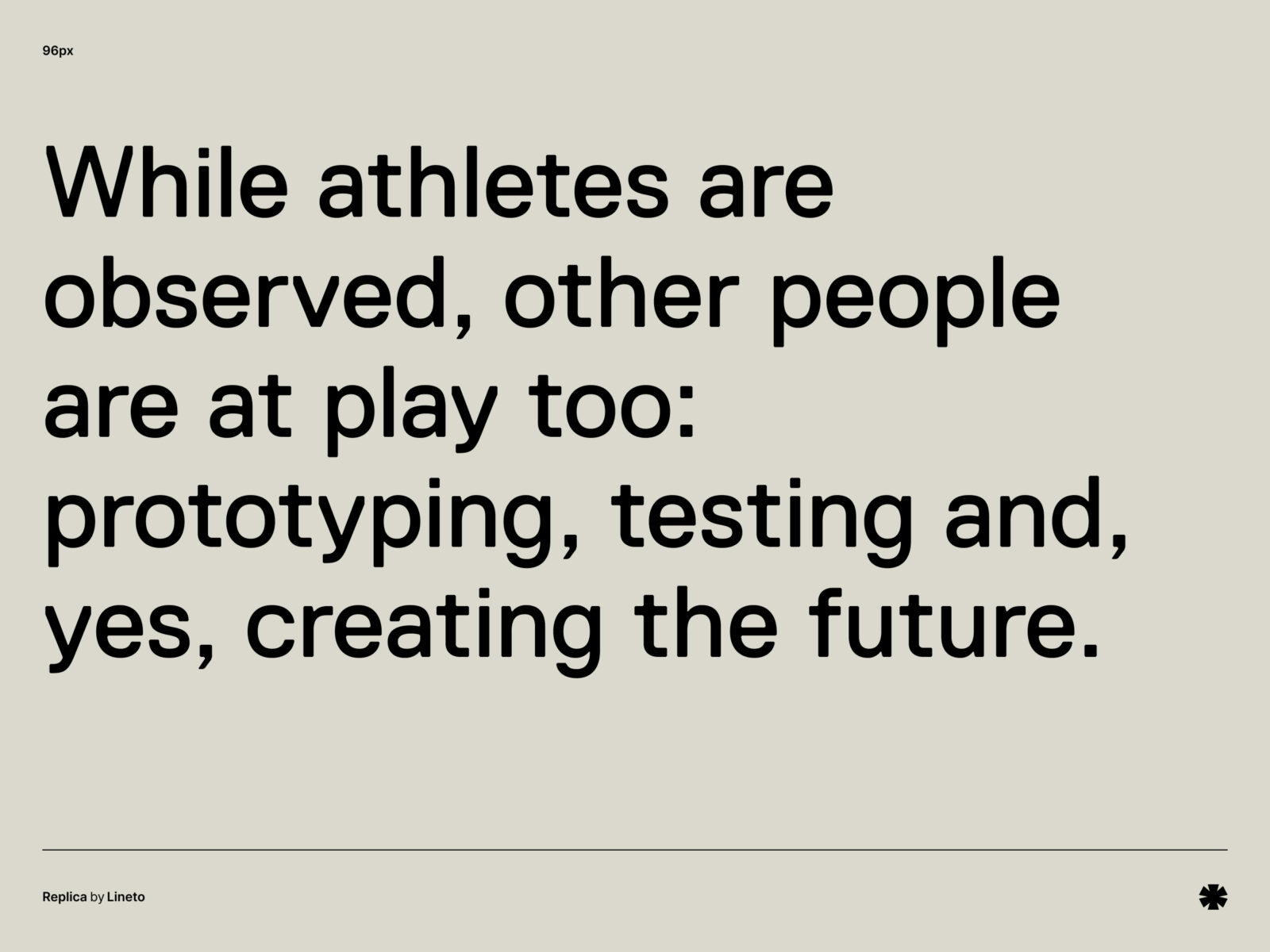 Lineto — Replica – Replica paragraph