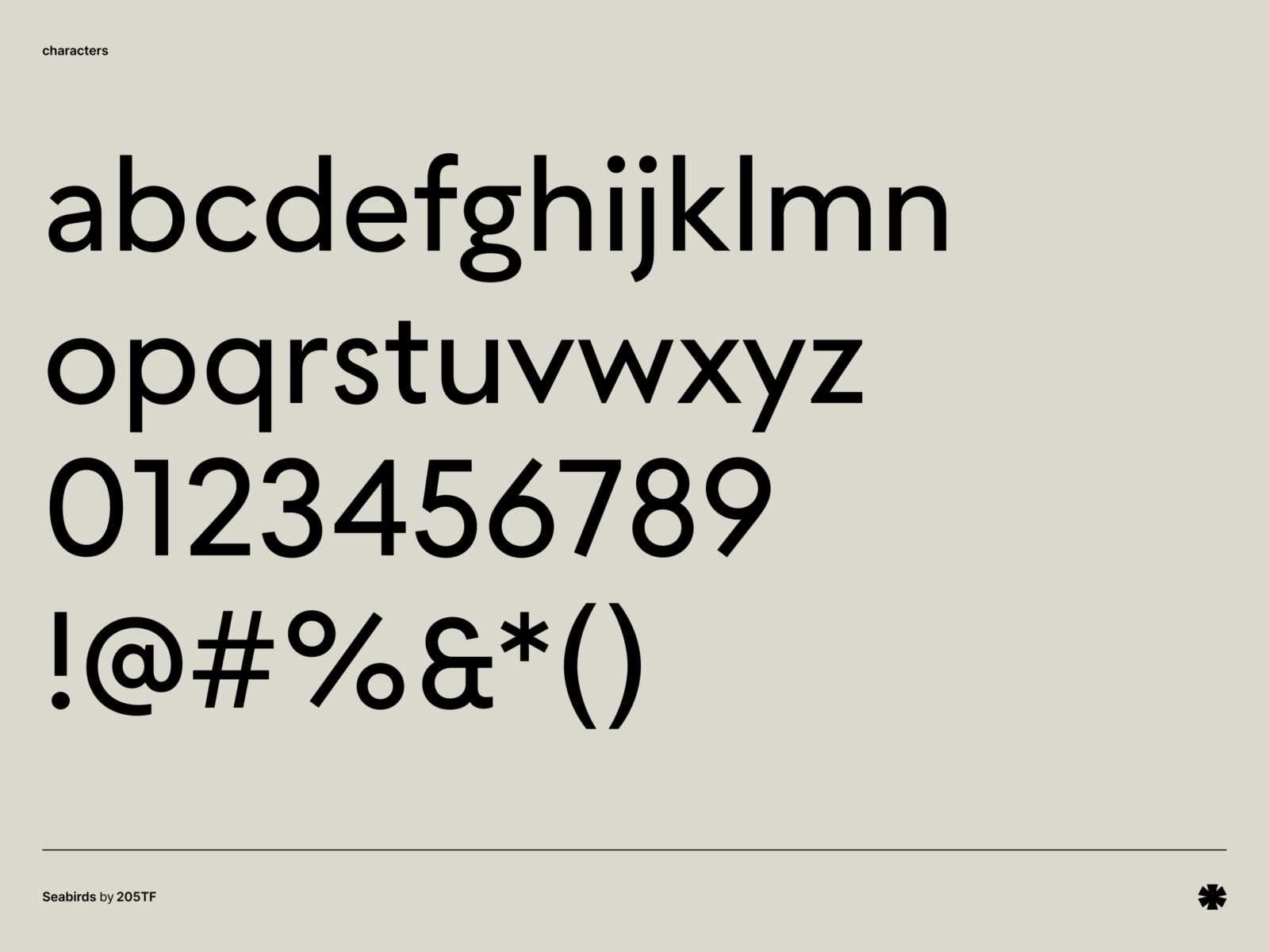 205TF — Seabirds – Seabirds characters