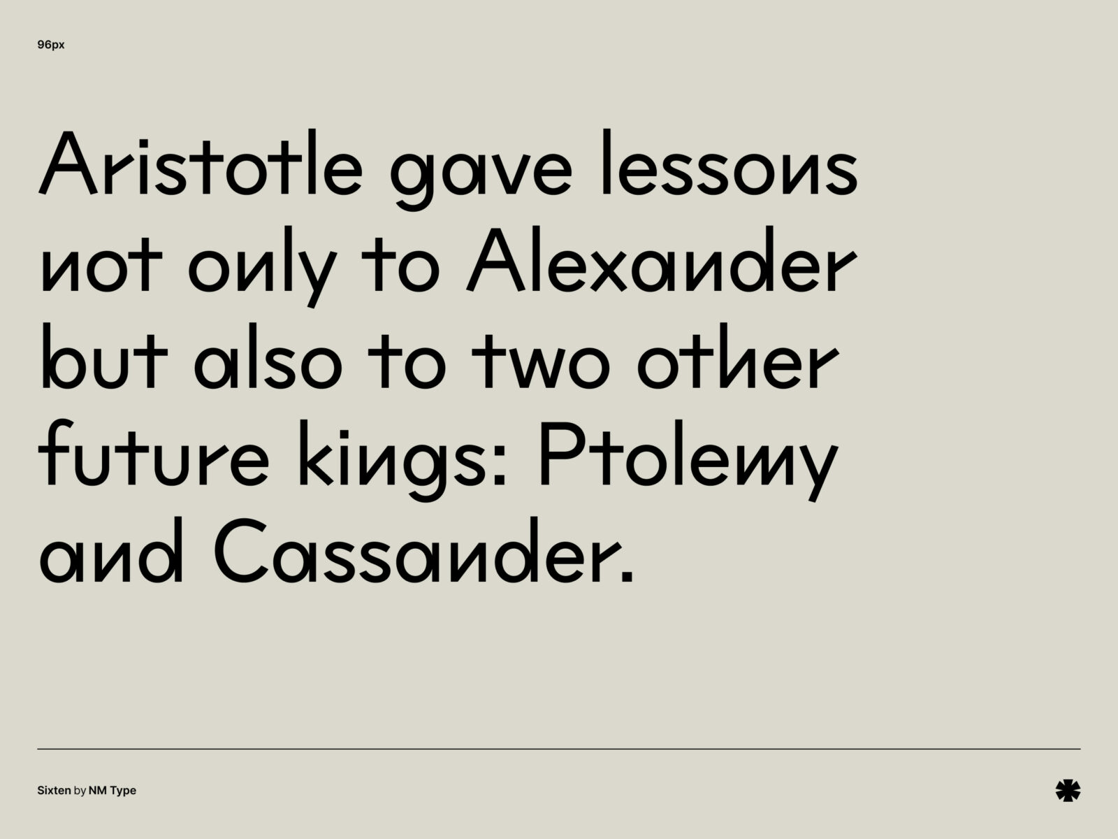 NM Type — Sixten – Sixten display paragraph