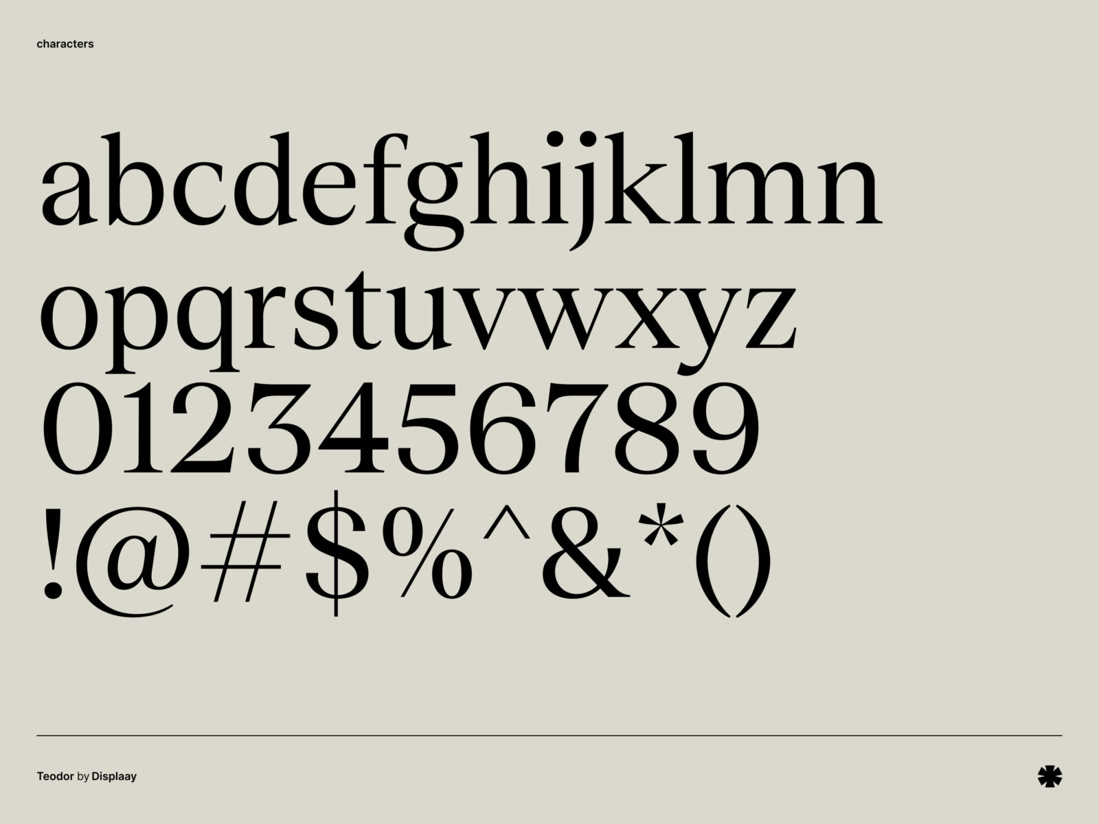 Displaay — Tobias – Teodor characters