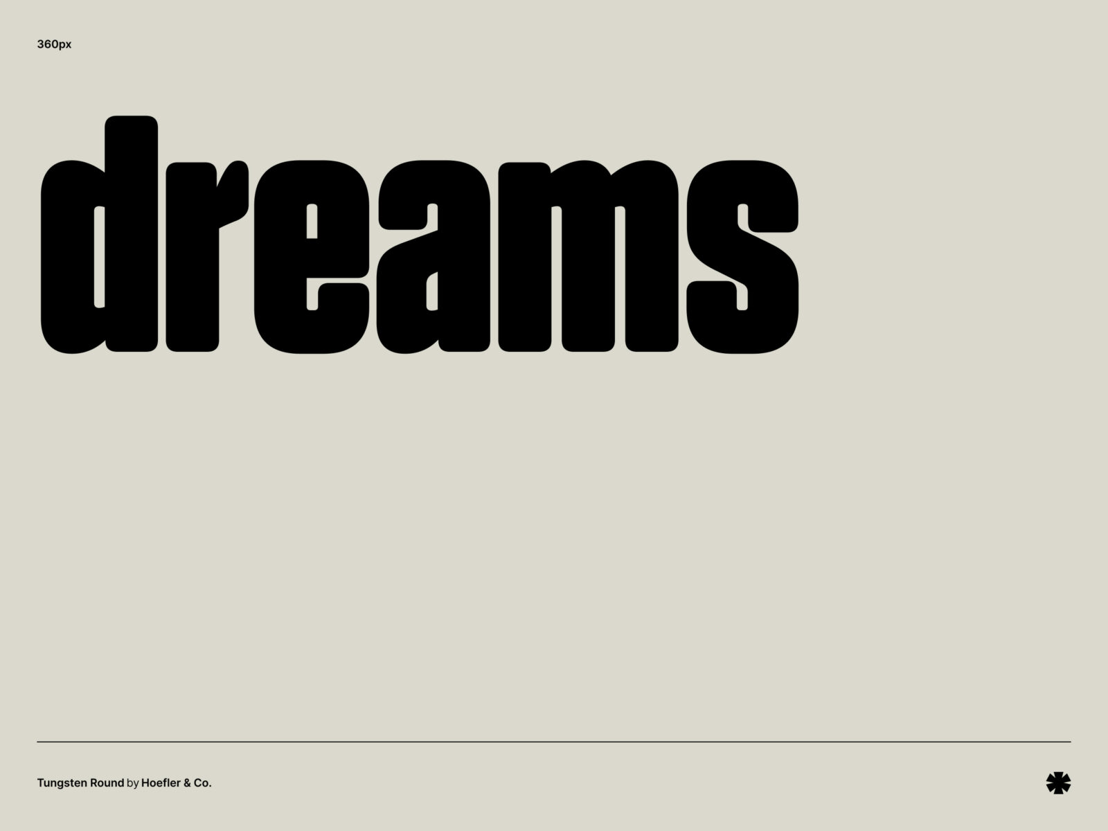 Hoefler & Co. — Tungsten Round – Tungsten word