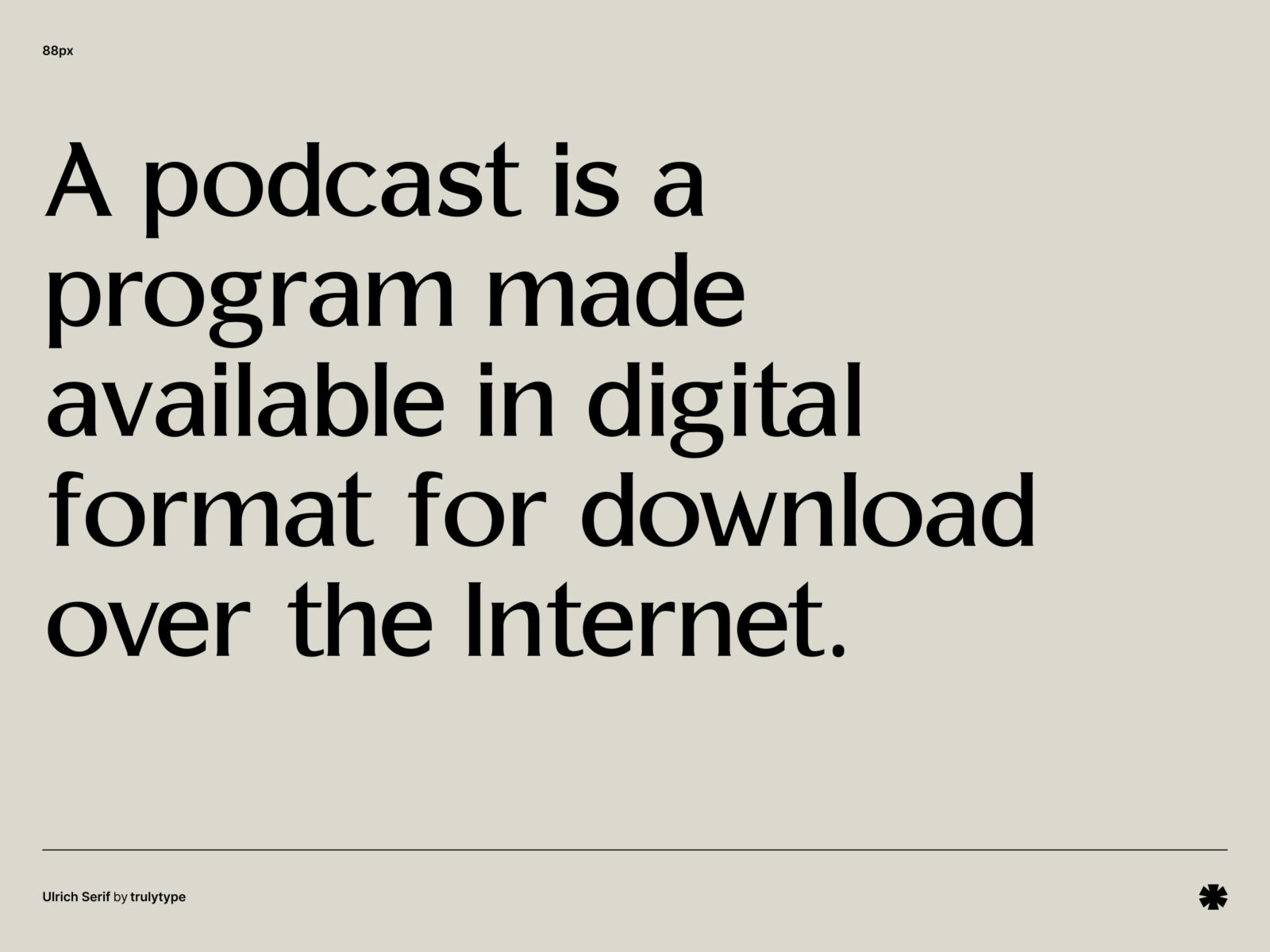 trulytype — Ulrich Serif – Ulrich paragraph