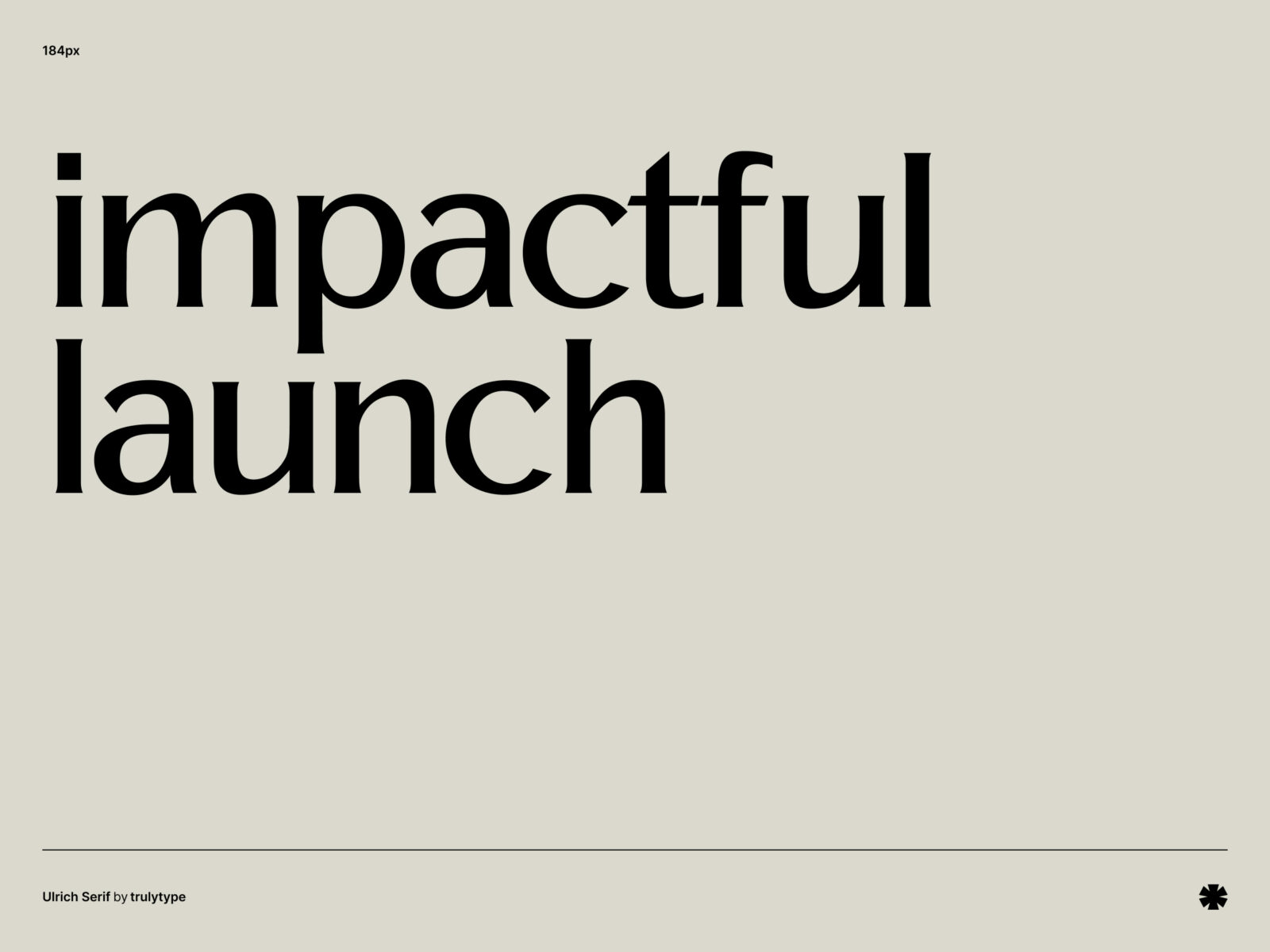 trulytype — Ulrich Serif – Ulrich phrase