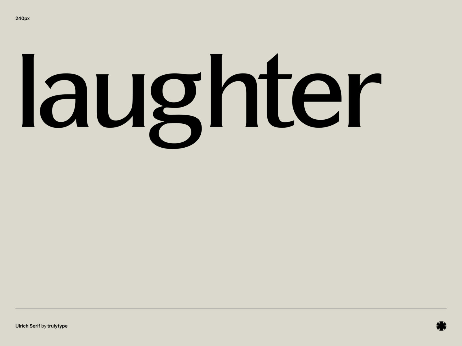 trulytype — Ulrich Serif – Ulrich word