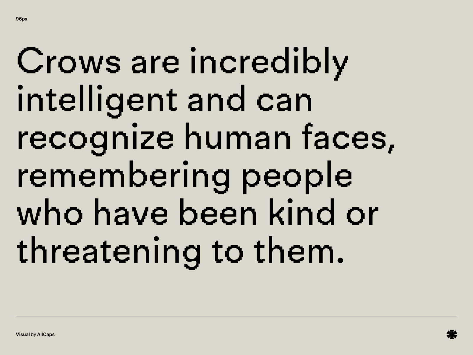 AllCaps — Visual – Visual paragraph