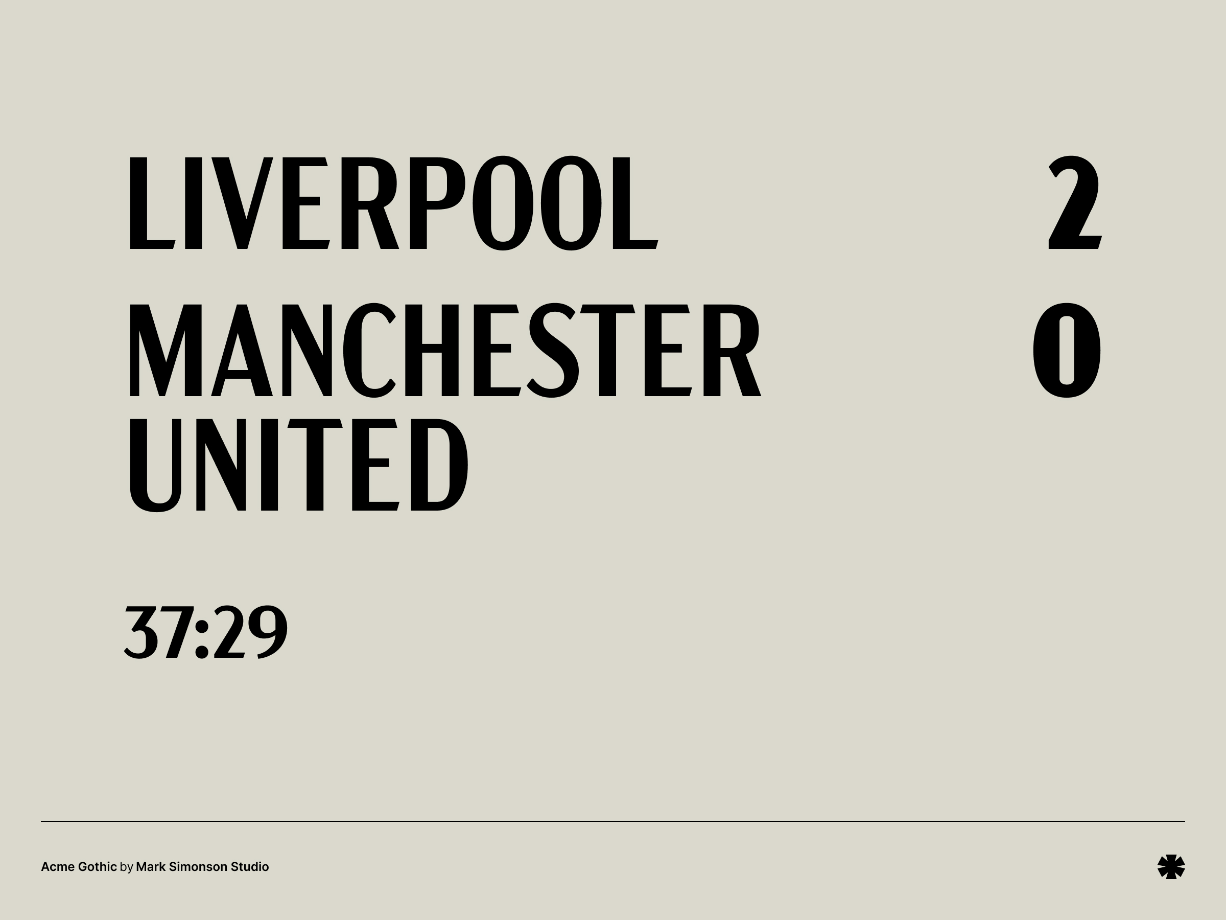 Acme Gothic - Acme gothic creative