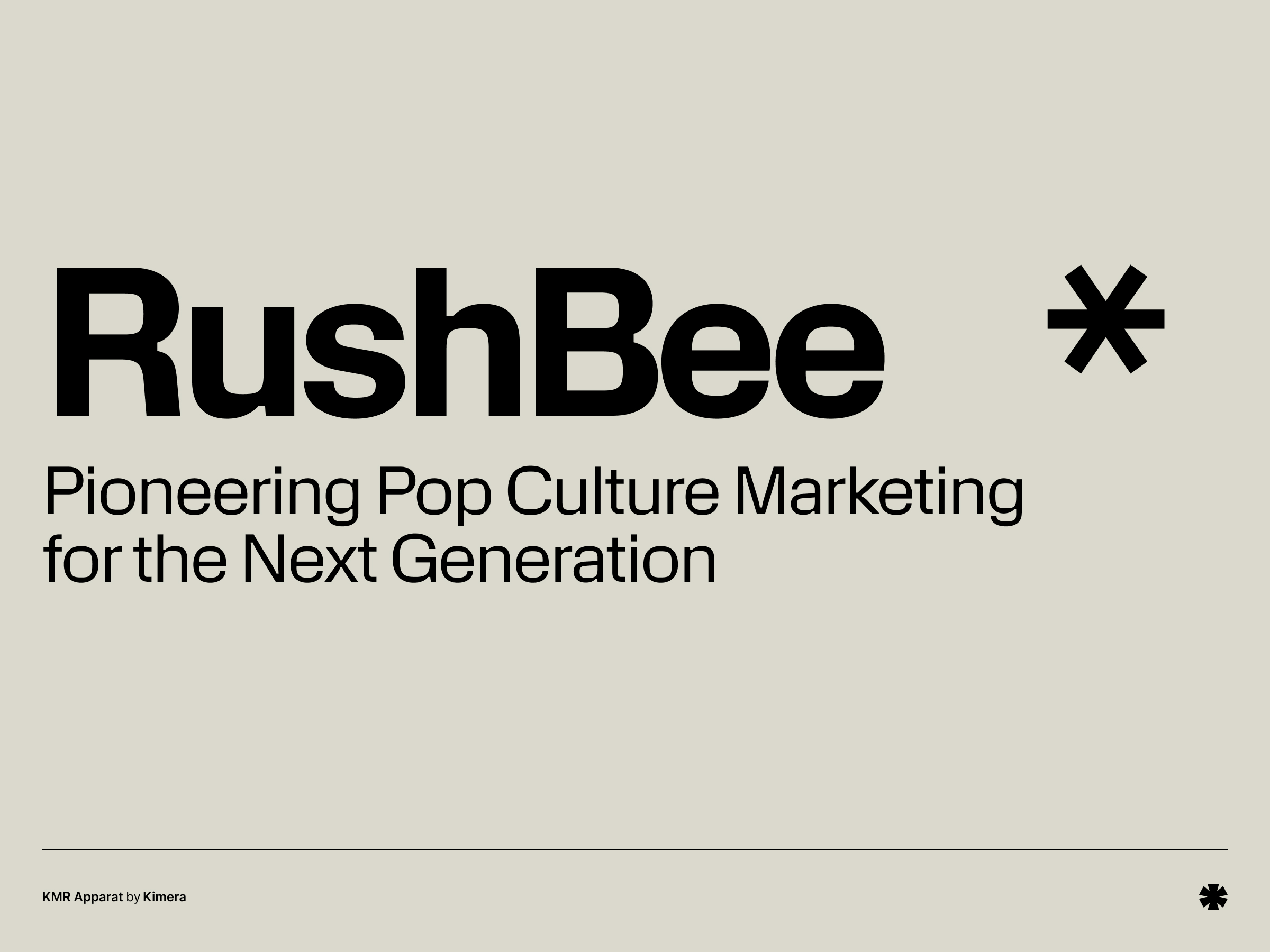 KMR Apparat - Apparat creative