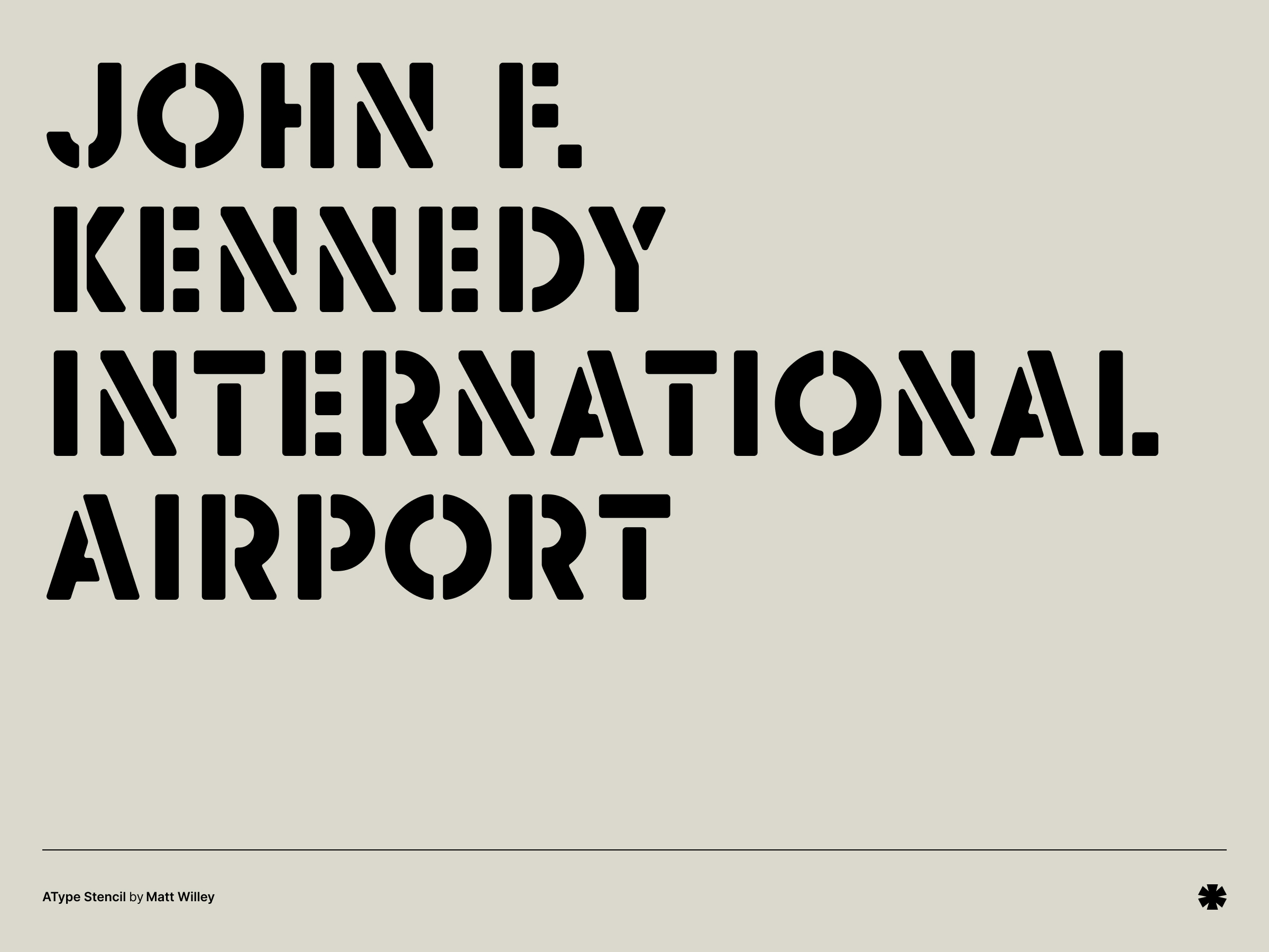 AType Stencil - Atype stencil creative 1