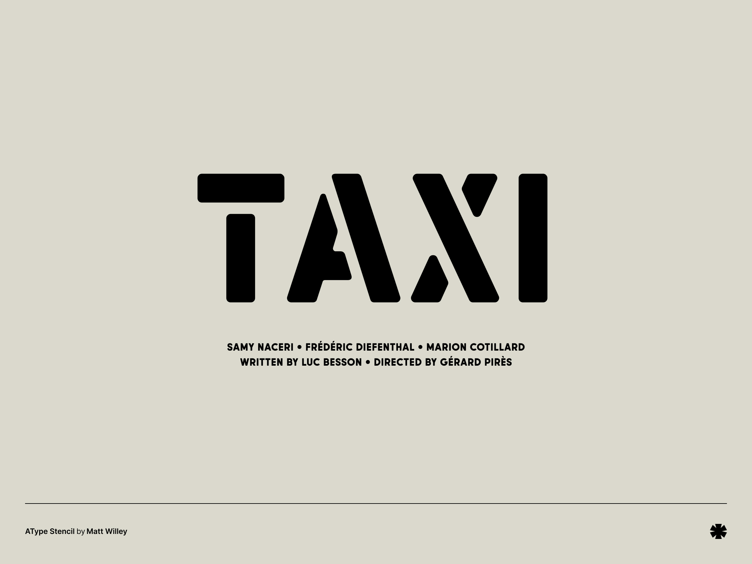 AType Stencil - Atype stencil creative