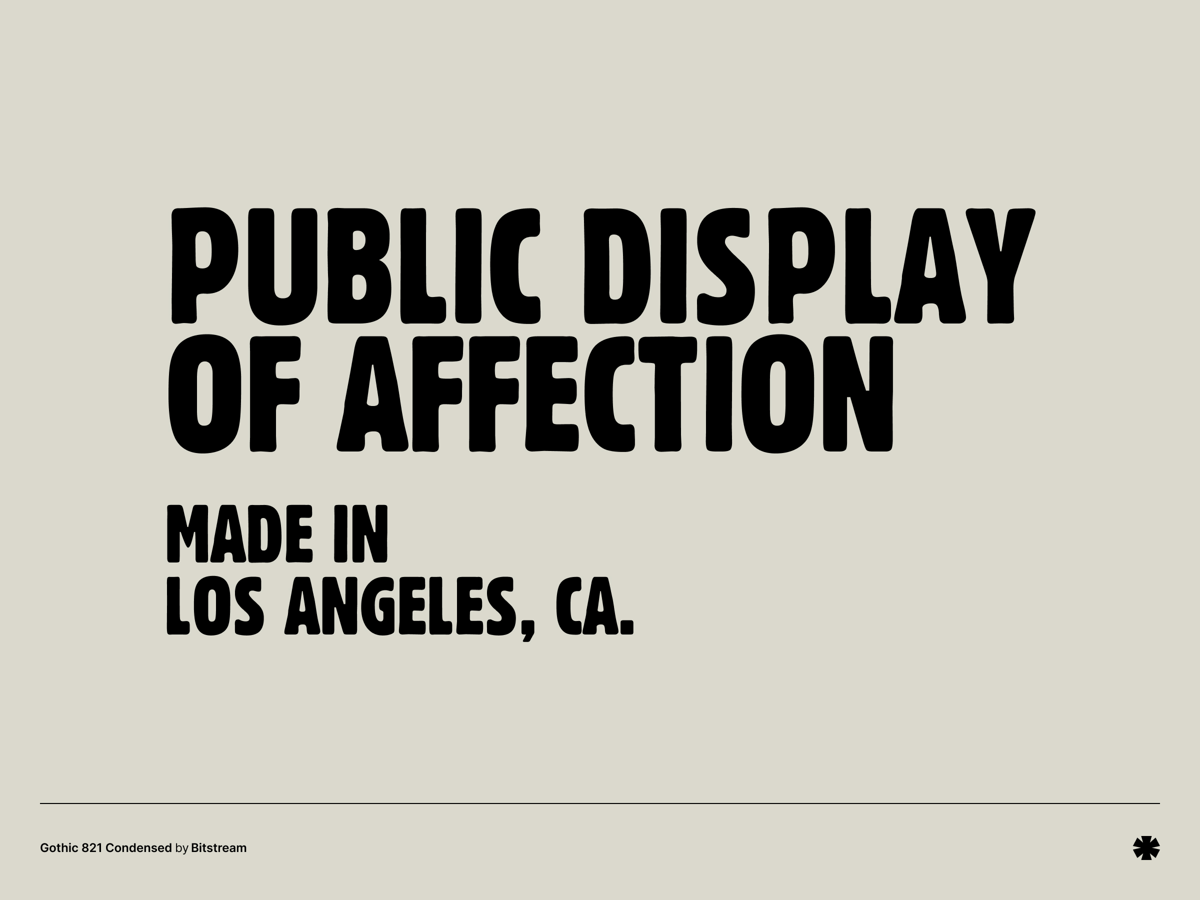 Gothic 821 Condensed - Gothic821 creative