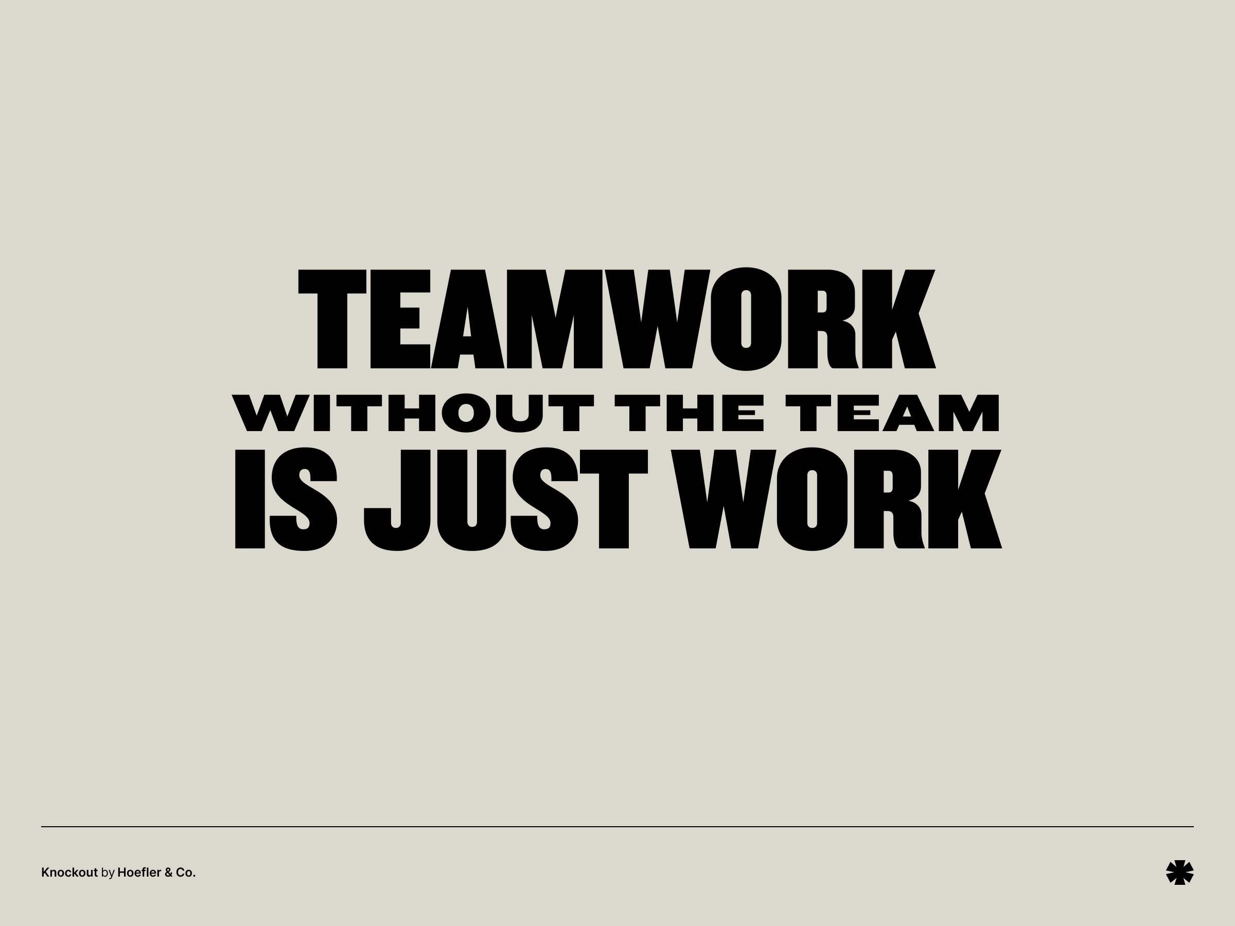 Knockout - Knockout creative