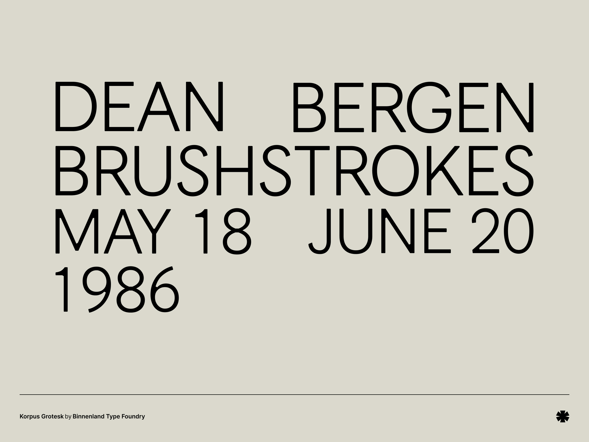 Korpus Grotesk - Korpus grotesk creative