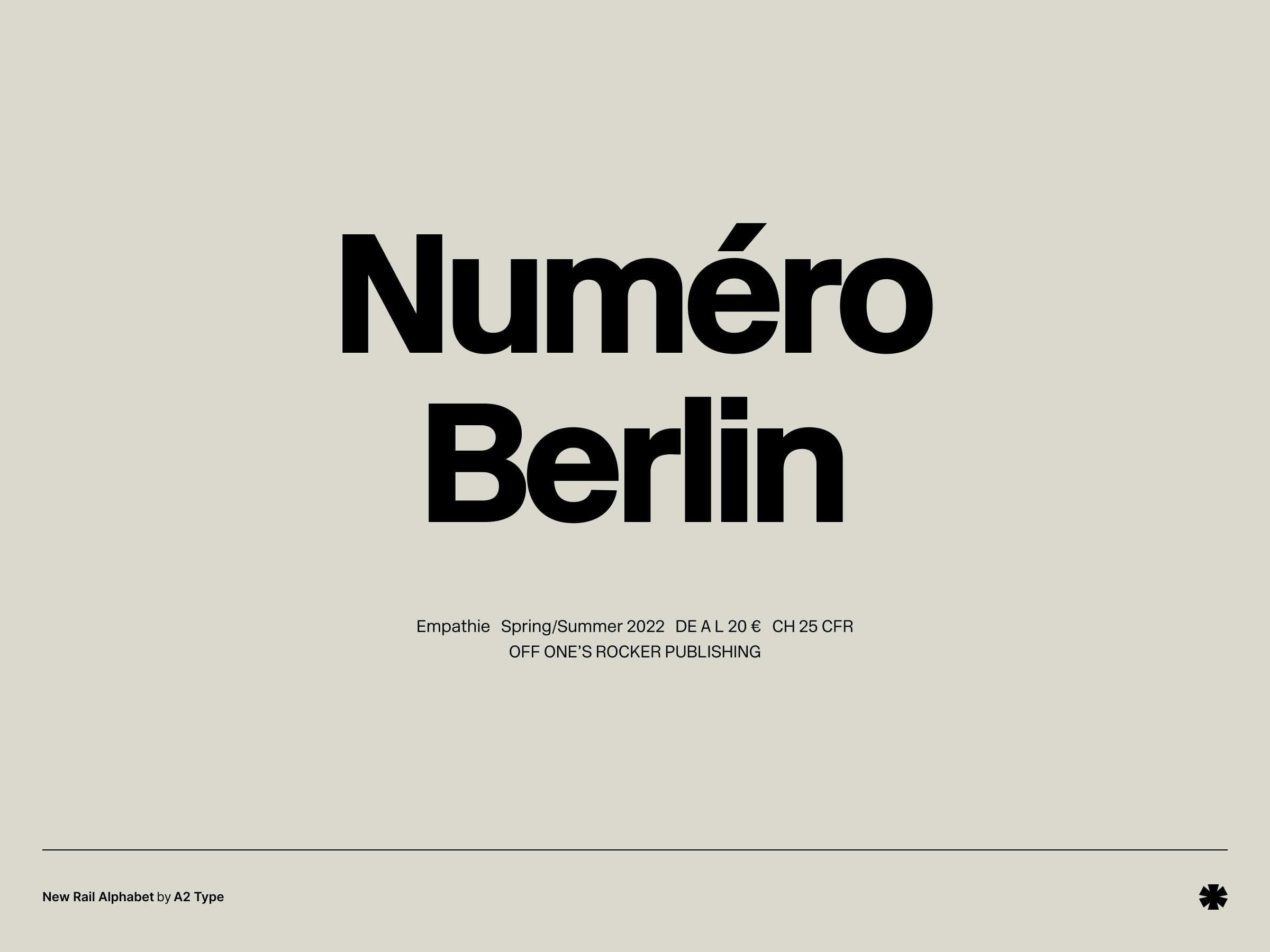 New Rail Alphabet - New rail alphabet creative