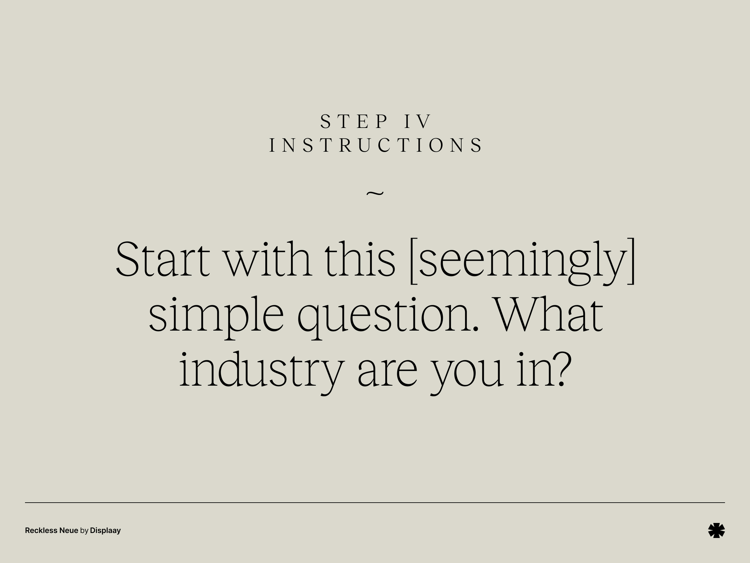 Reckless Neue - Reckless neue creative 1