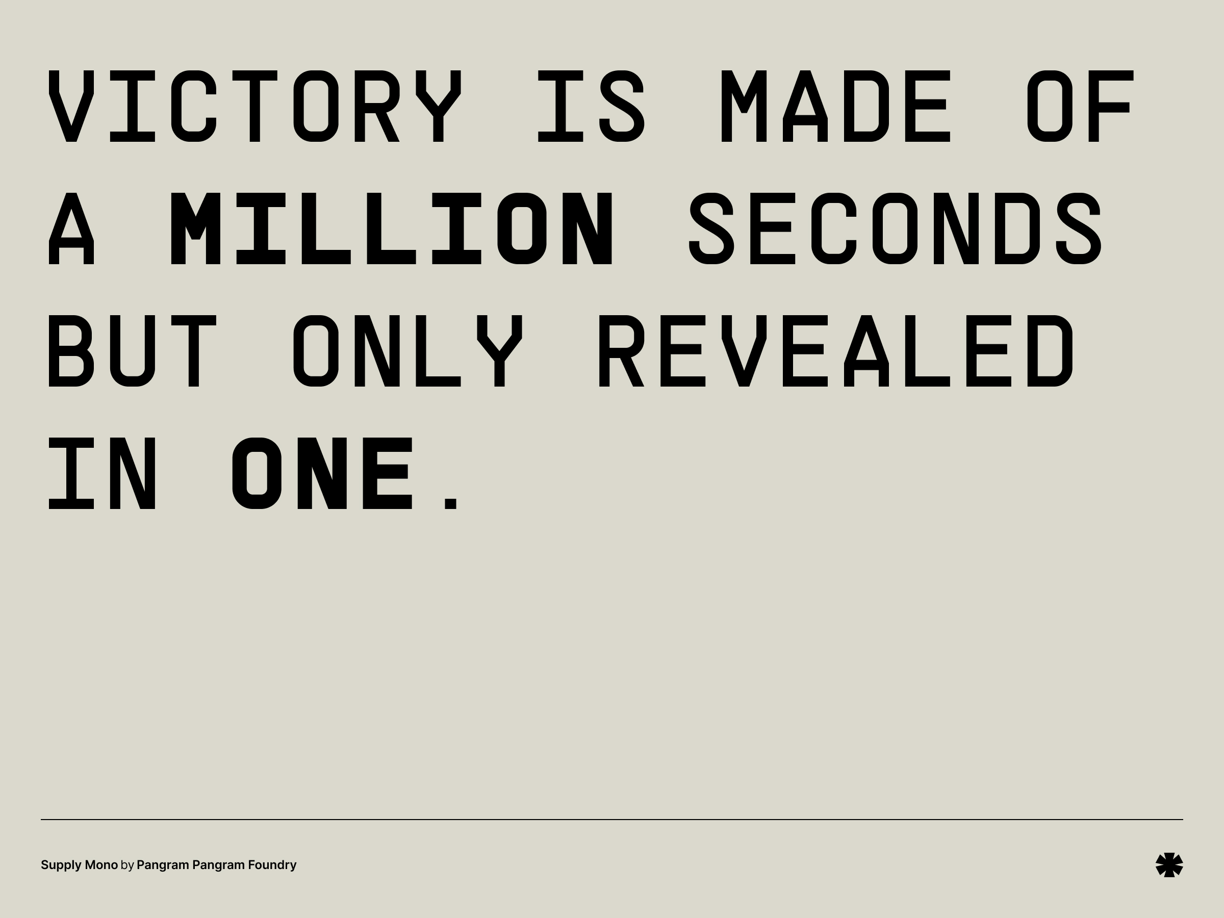 Supply Mono - Supply creative