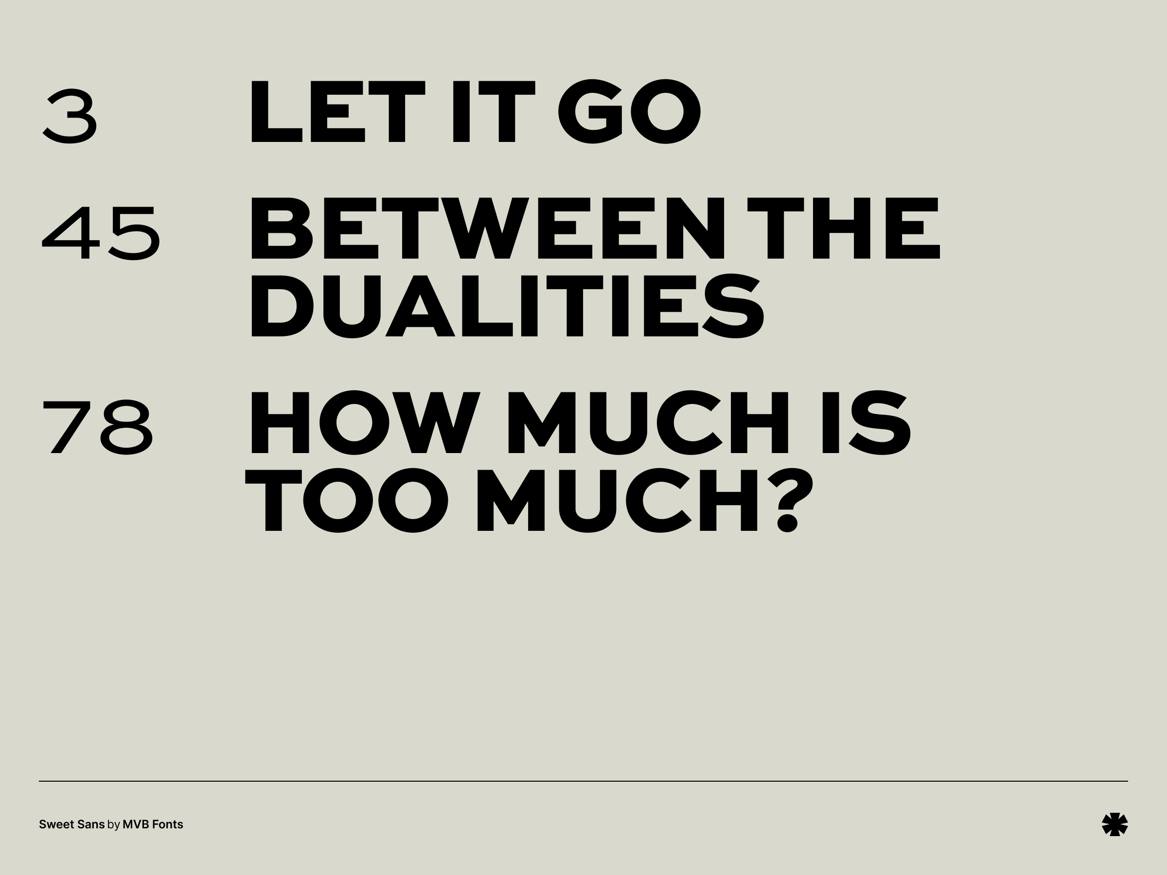 Sweet Sans - Sweet sans creative