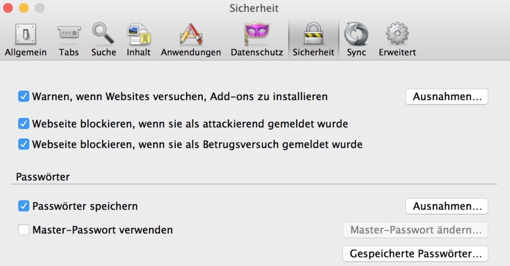 FF-Einstellung FF-Einstellung