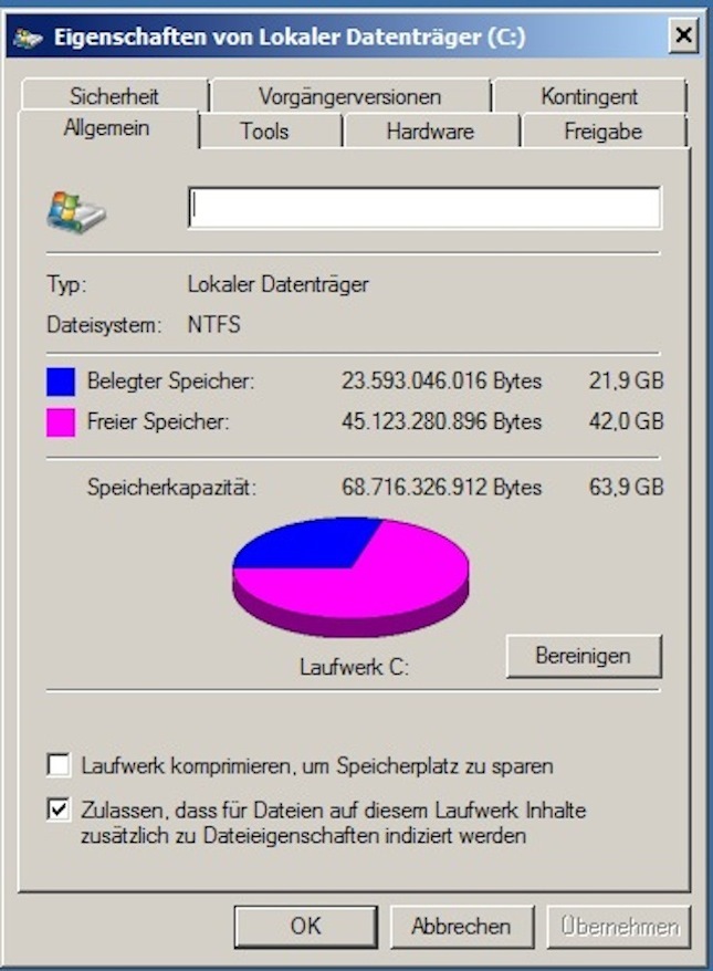 Laufwerk C Laufwerk C