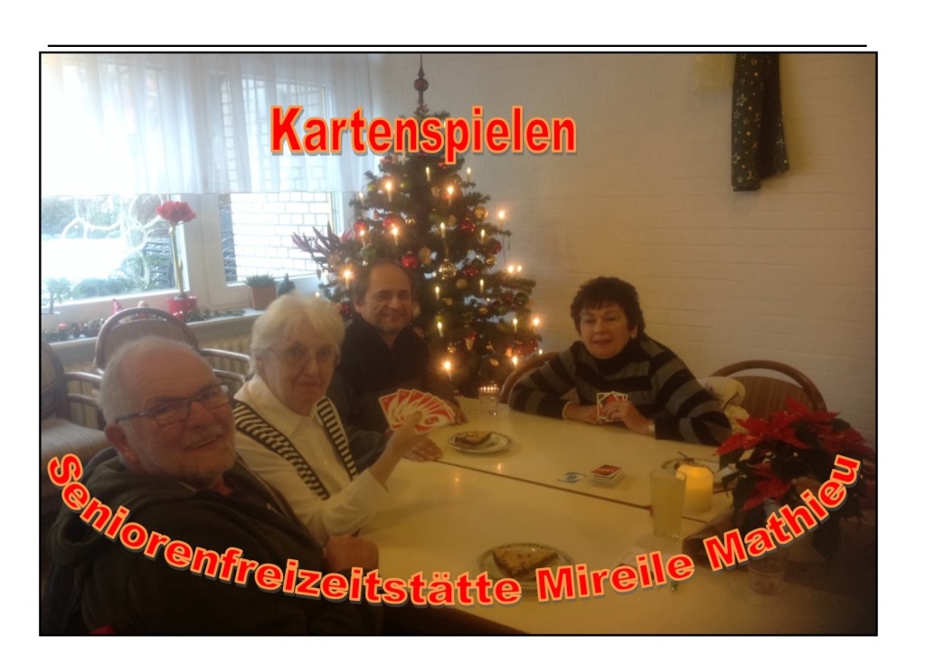 Kartenspielen im Dezember 1 Kartenspielen im Dezember 1
