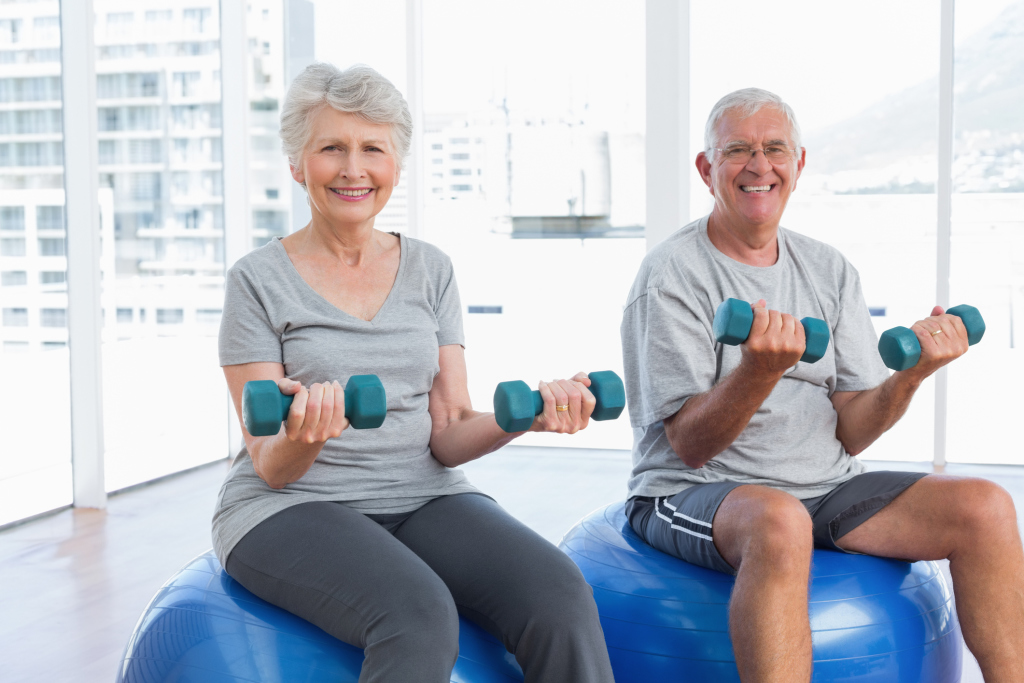 ein Paar beim Sport ein Paar beim Sport