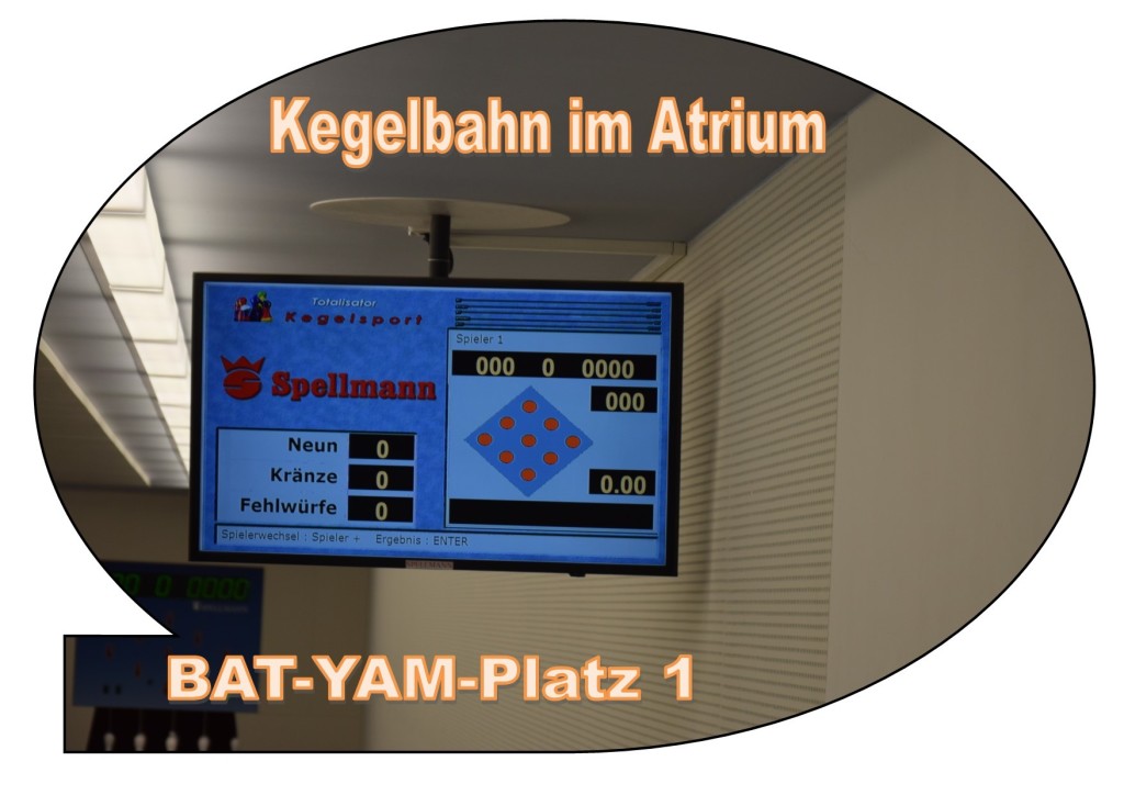 Kegelbahn im Atrium Kegelbahn im Atrium