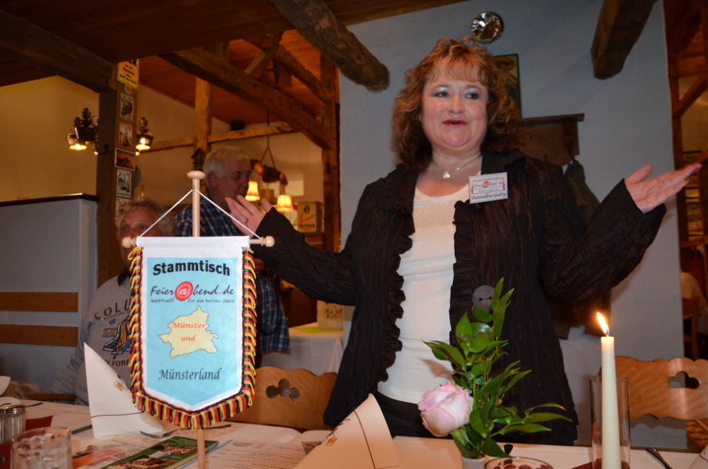 Gaby Jung beim Botschaftertreffen in Coesfeld 2014 Gaby Jung beim Botschaftertreffen in Coesfeld 2014