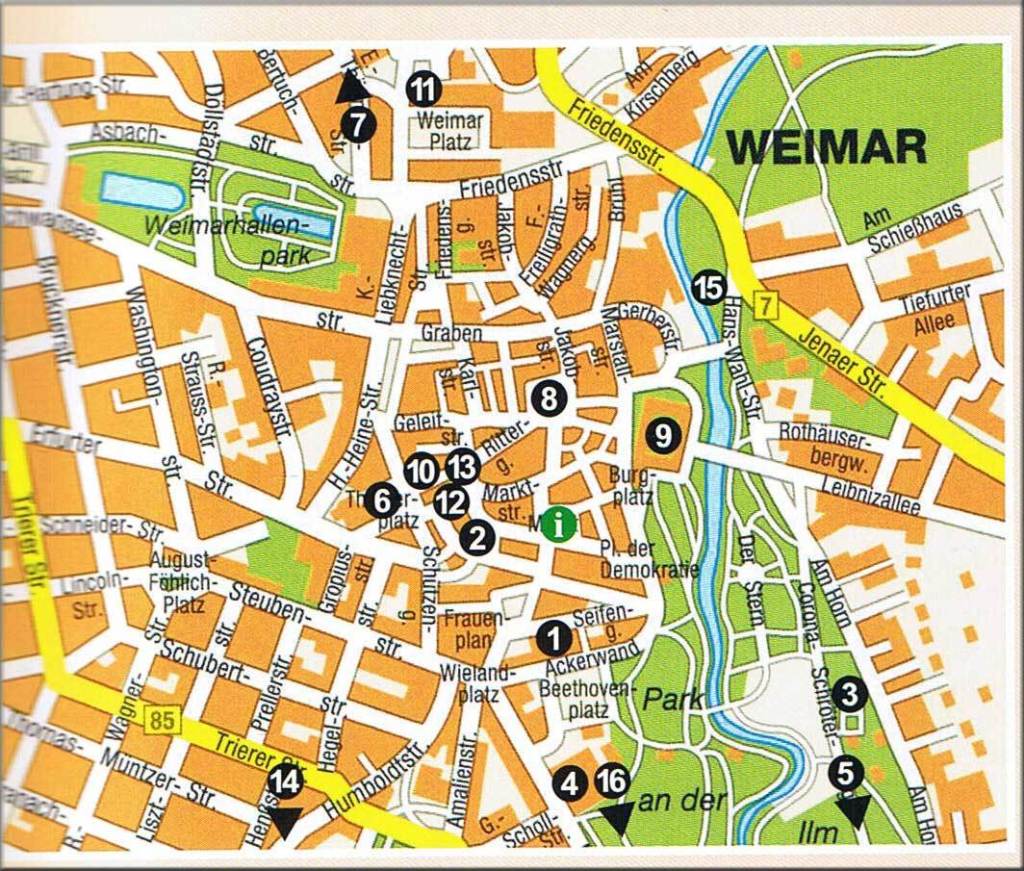 Weimar - STAeDTE-Prominente - REGIONALES - Thueringen