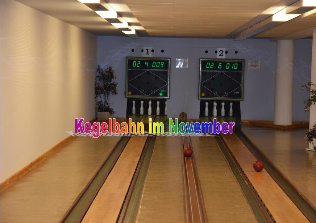 Kegeln im November Kegeln im November