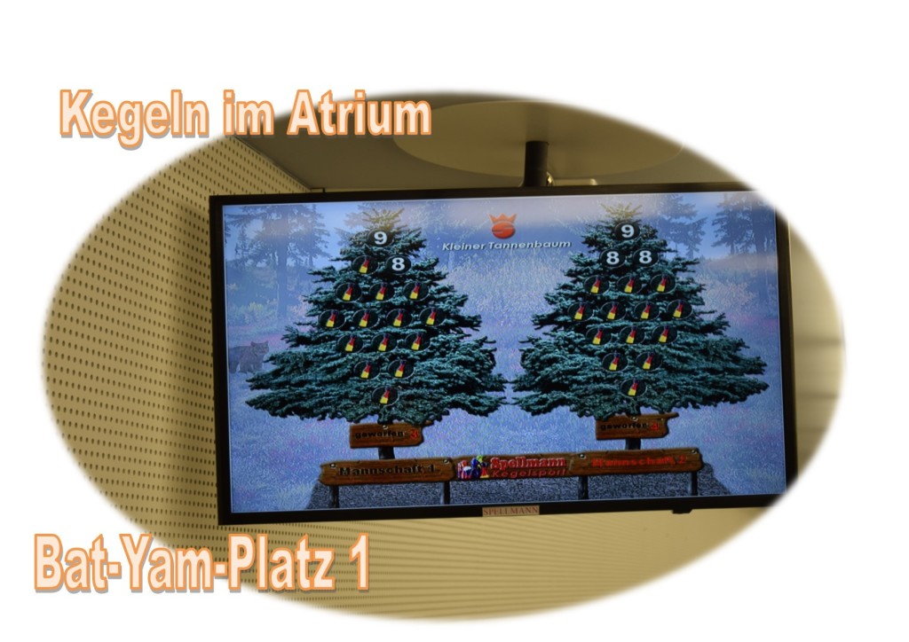 Kegeln im Atrium Kegeln im Atrium