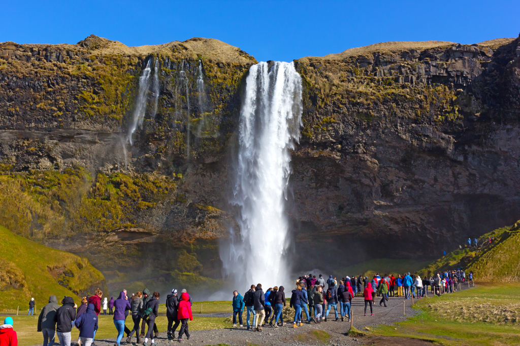 Touristenmassen auf Island Touristenmassen auf Island
