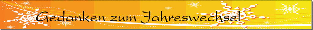 Banner Jahreswechsel Banner Jahreswechsel
