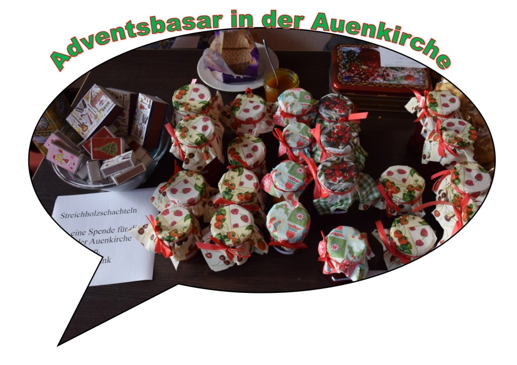 Adventsbasar in der Auenkirche Adventsbasar in der Auenkirche