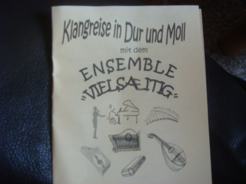 Ensemble VIELSA(E)ITIG..Klangreise in Dur und Moll Ensemble VIELSA(E)ITIG..Klangreise in Dur und Moll