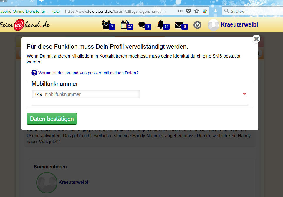 Eingeblendet Eingeblendet