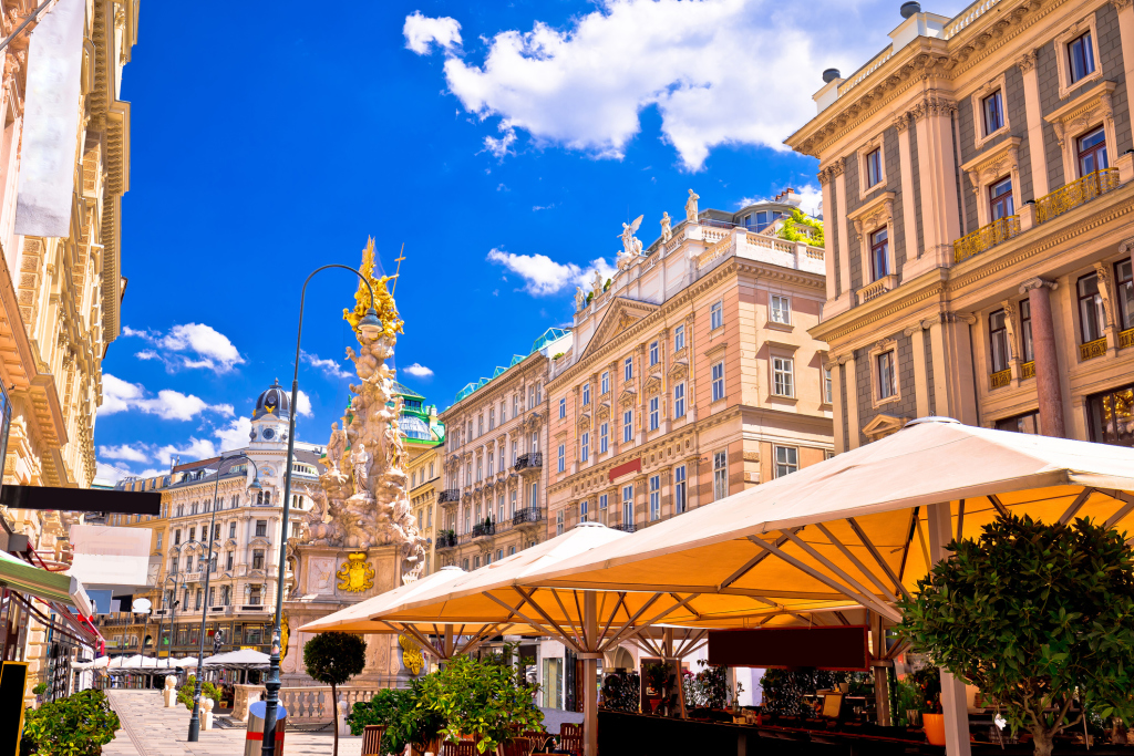 Historischer Platz in Wien Historischer Platz in Wien