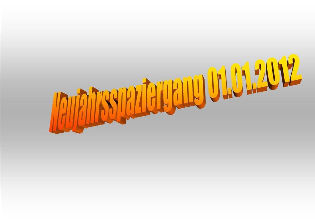 Neujahrsspaziergang 01.01.2012 Neujahrsspaziergang 01.01.2012