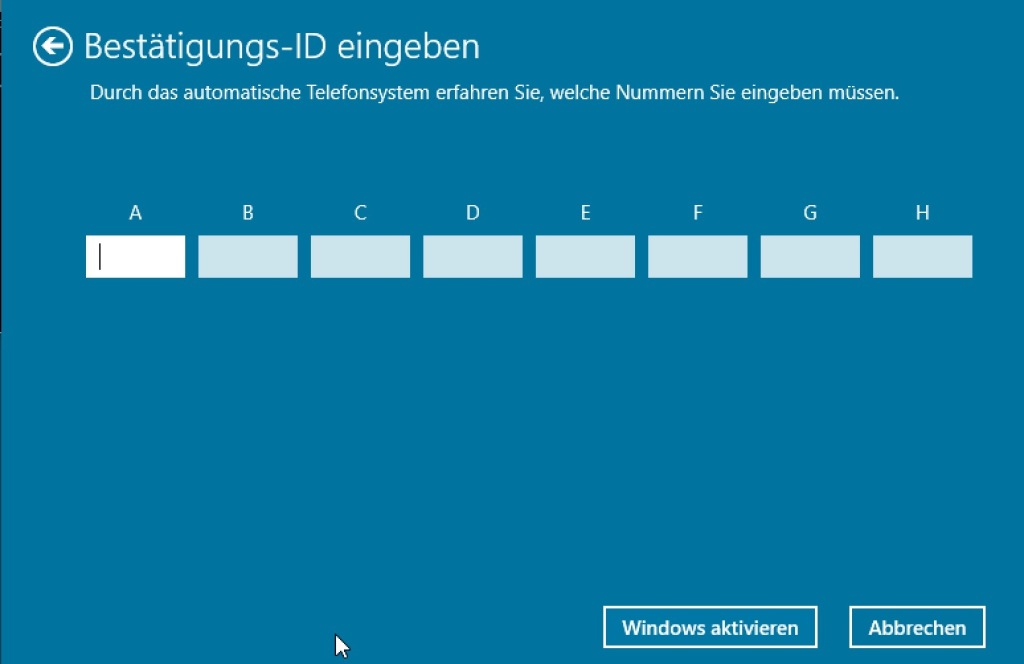 Telefonische Aktivierung Windows 10 Telefonische Aktivierung Windows 10