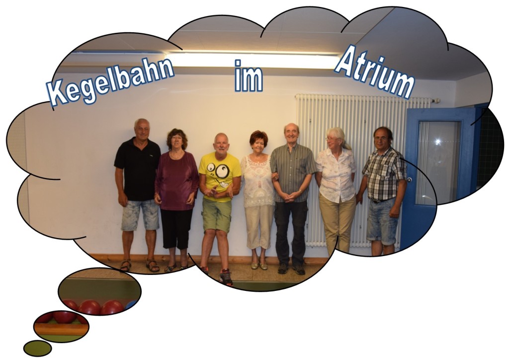 Kegelbahn im Atrium Kegelbahn im Atrium