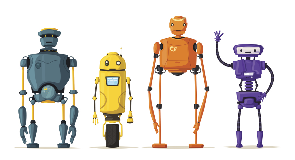 verschiedene Roboter verschiedene Roboter