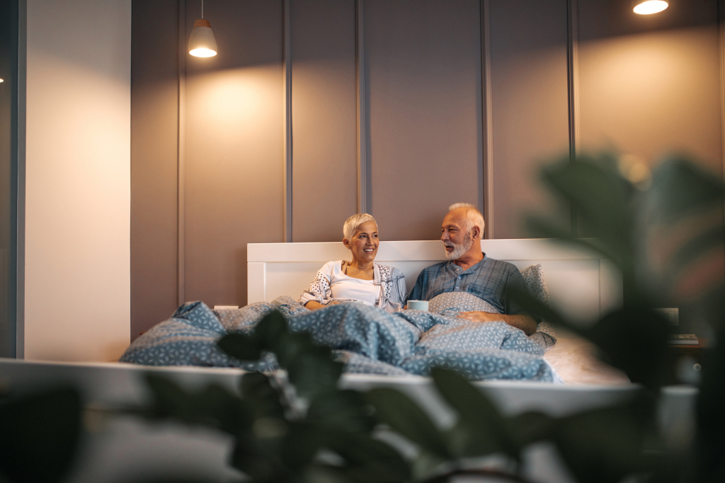 Paar im Schlafzimmer Paar im Schlafzimmer