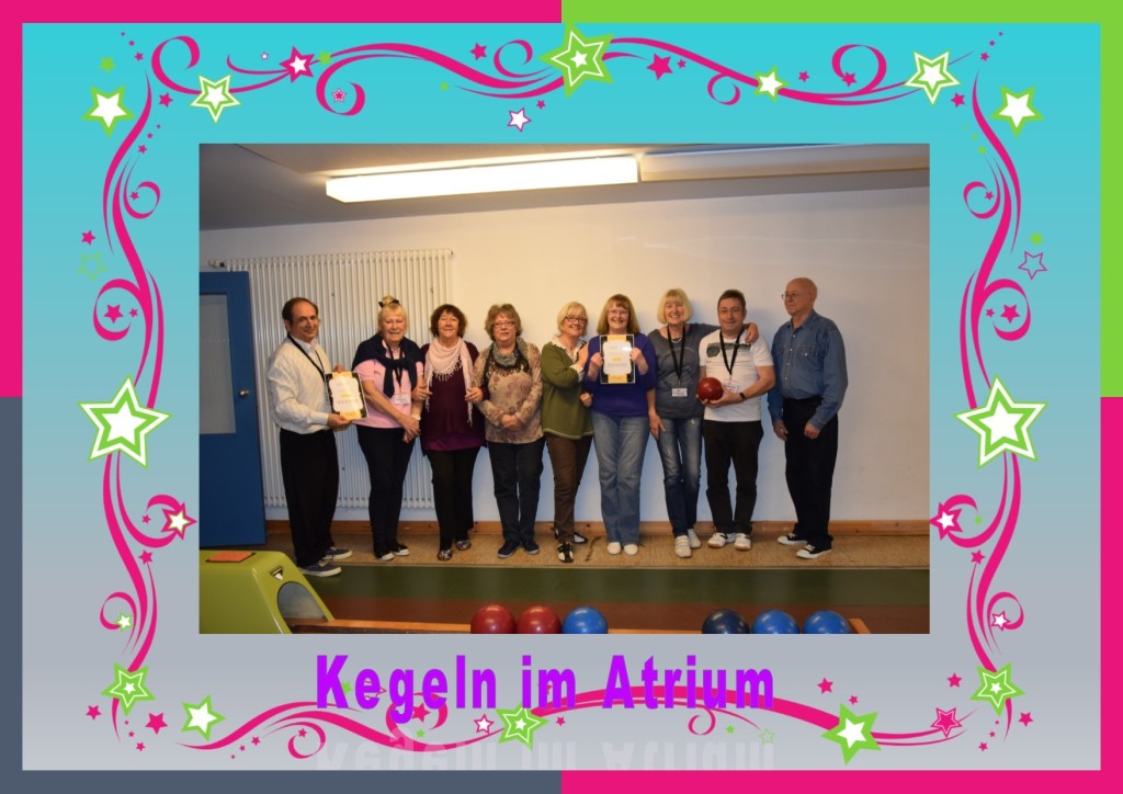 Kegeln im Atrium 11.11.2015 Kegeln im Atrium 11.11.2015