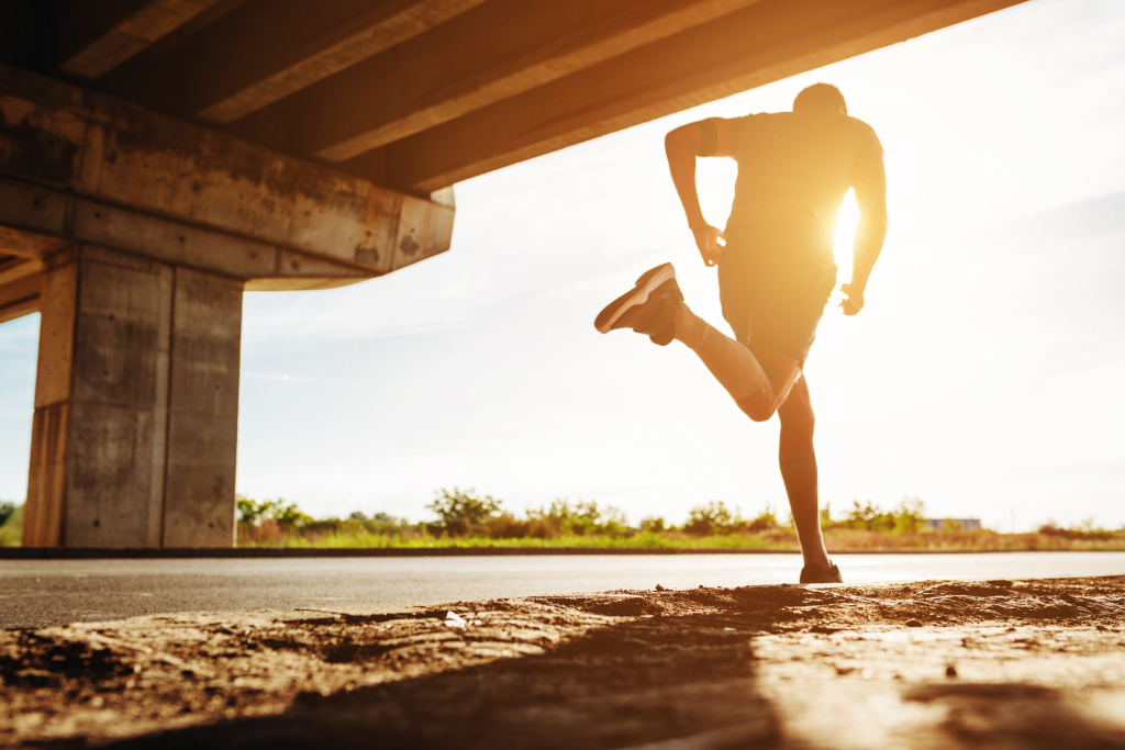 Mann beim Joggen Mann beim Joggen