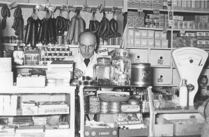 Lebensmittelladen, 1950er Jahre Lebensmittelladen, 1950er Jahre