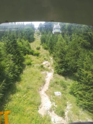 Blick aus der Gondel Blick aus der Gondel