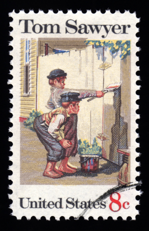 Sonderbriefmarke Tom Saywer Sonderbriefmarke Tom Saywer