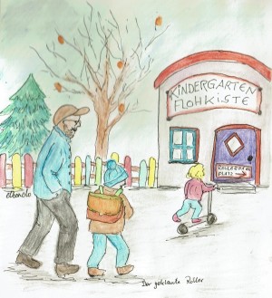Vor dem Kindergarten Vor dem Kindergarten