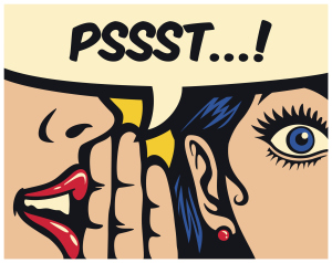 Popart-Grafik flüstern Popart-Grafik flüstern
